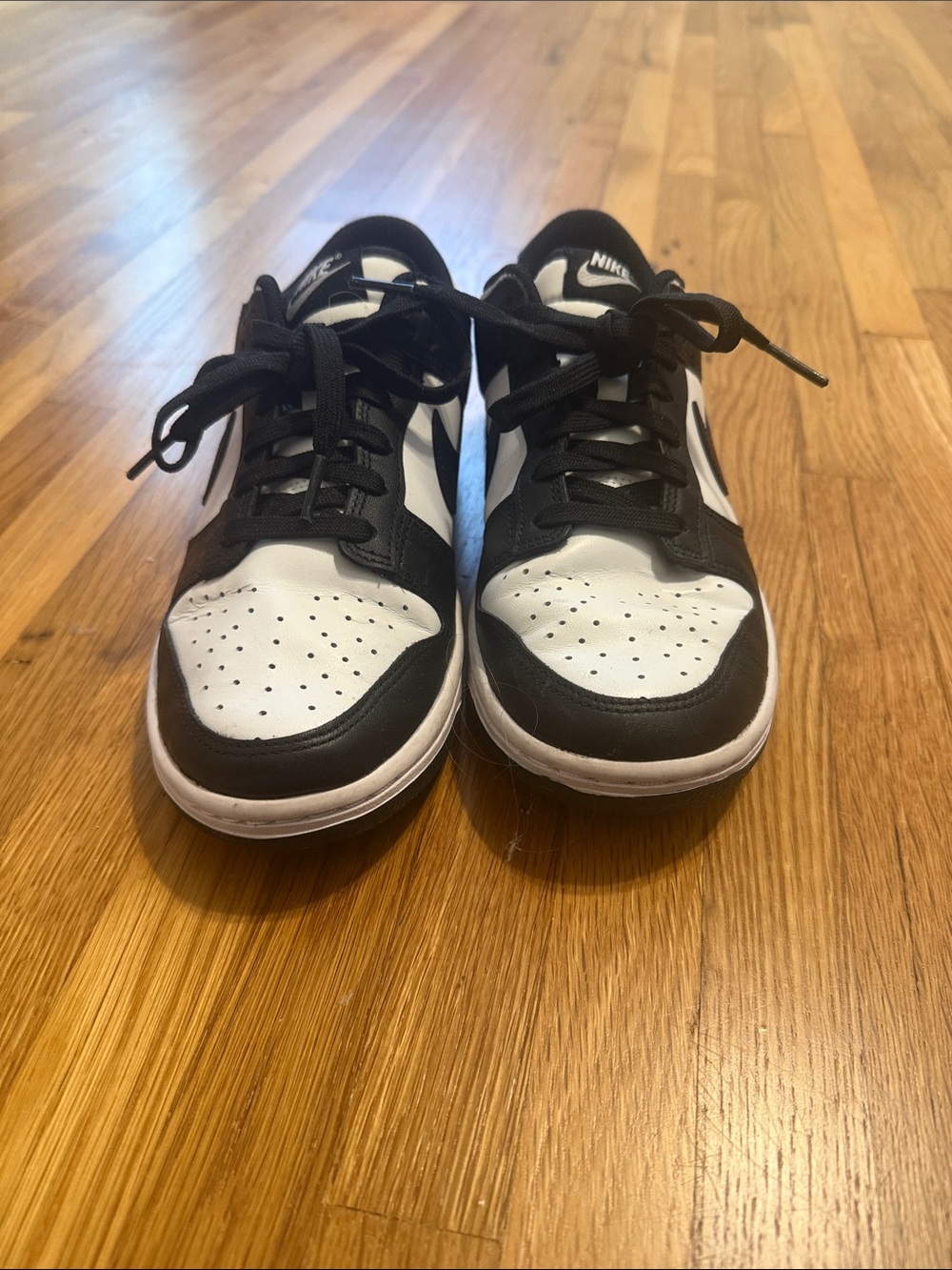 Nike Black and White Low-Top Sneakers